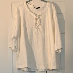 Tommy Hilfiger 1X/2X Tie Detail Top